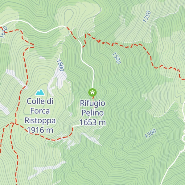 Map of Rifugio Pelino
