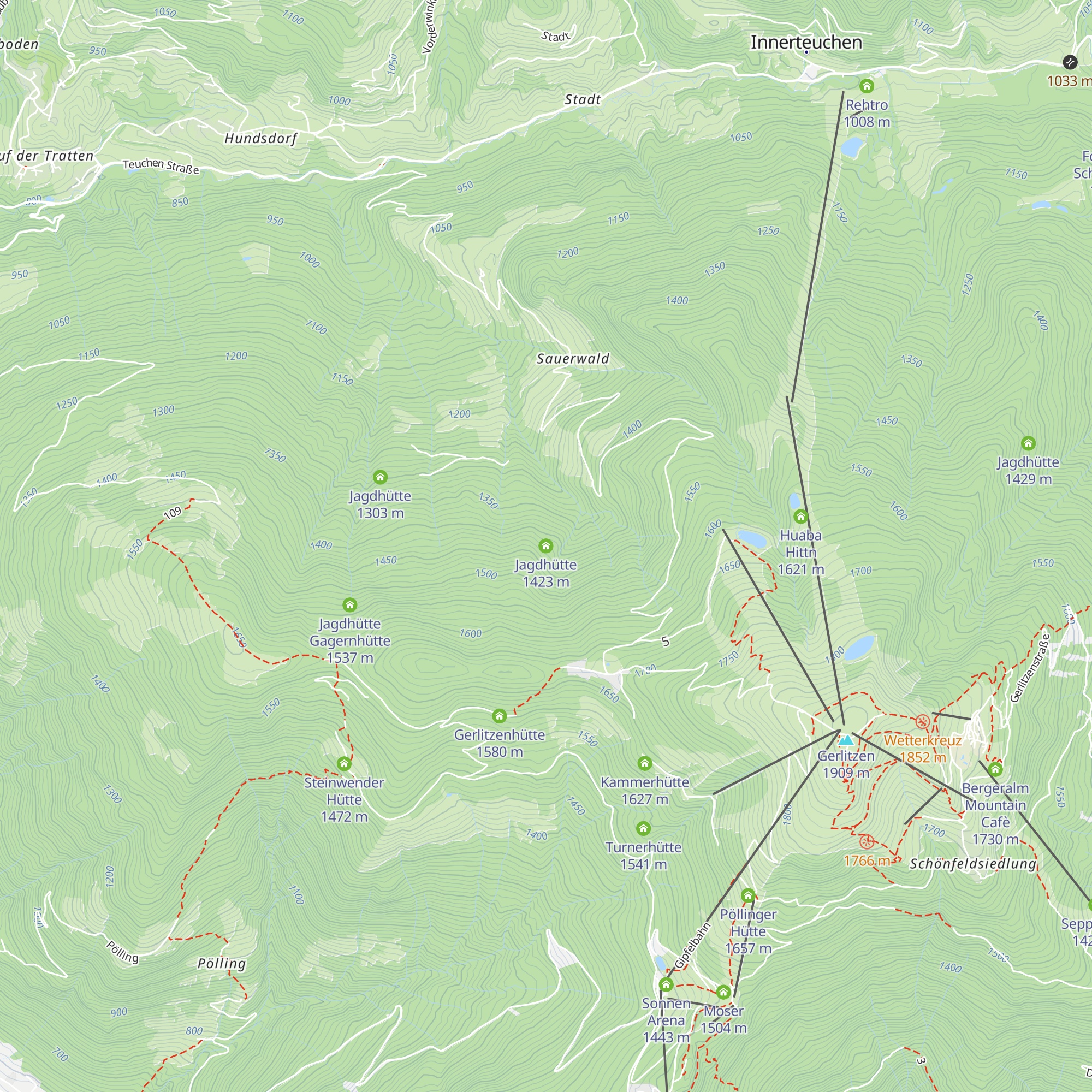 Jagdhütte map