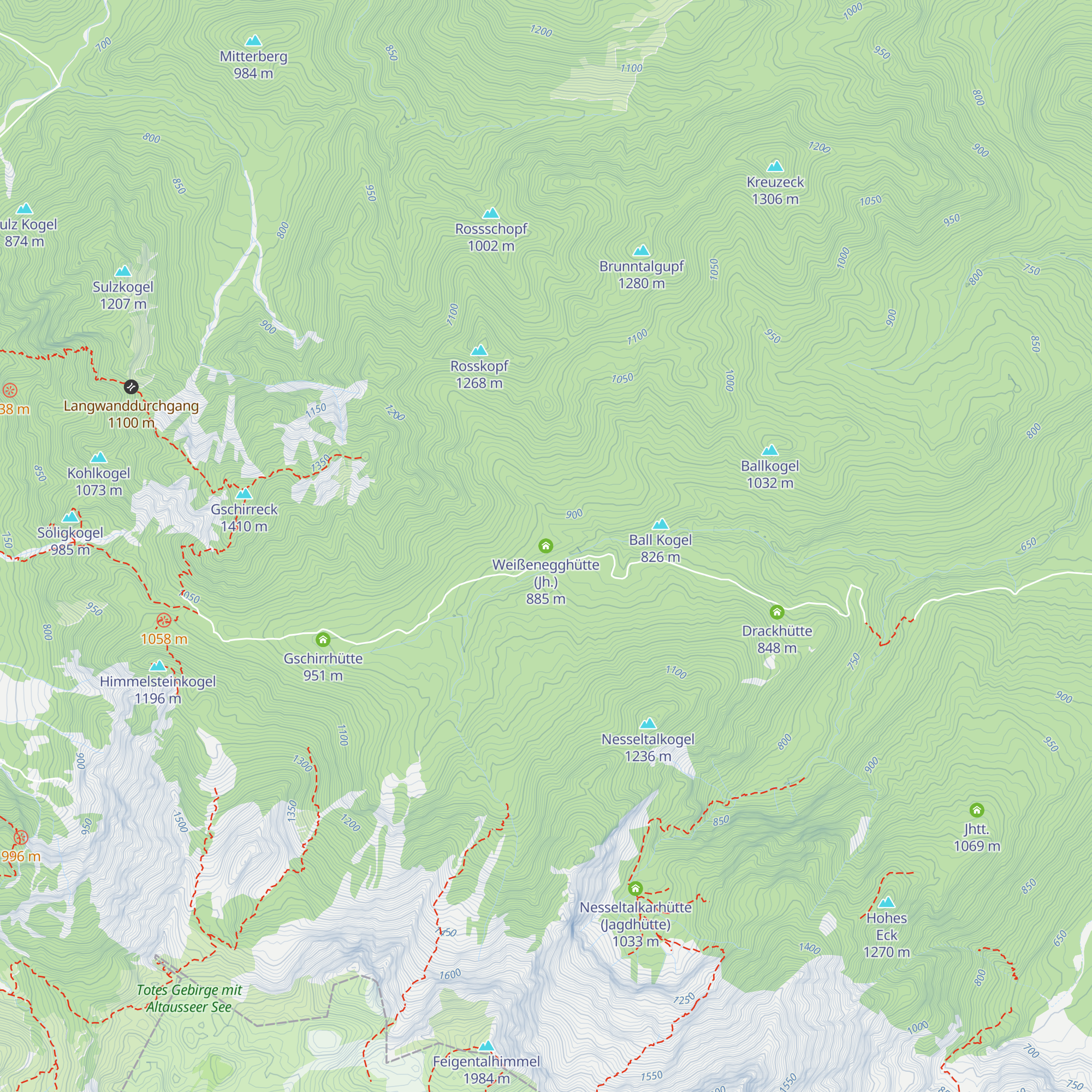 Weißenegghütte (Jh.) map