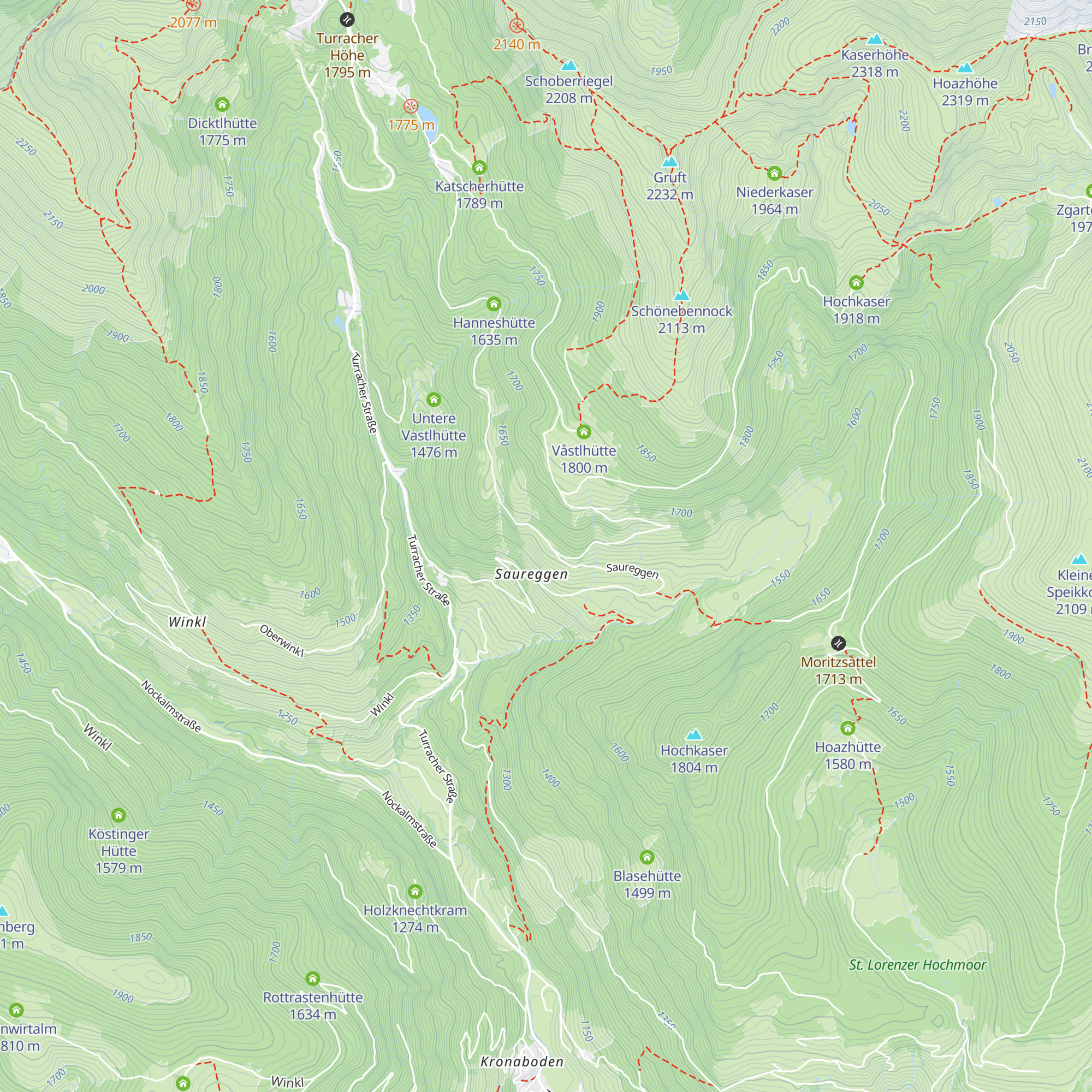 Hochsinner map