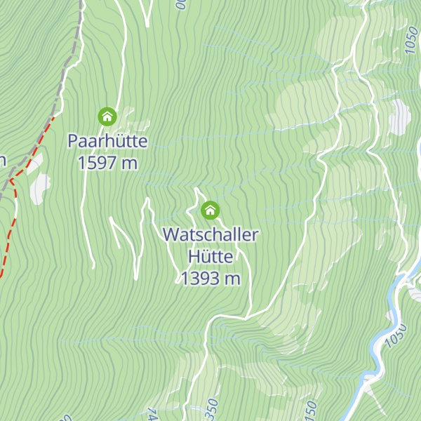 Map of Watschaller Hütte