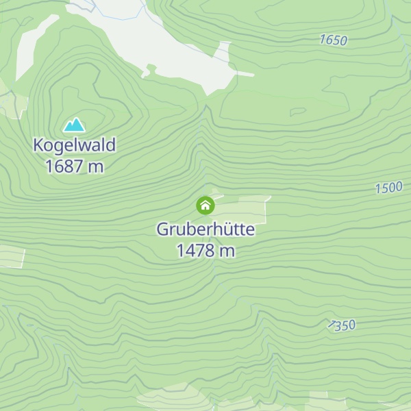 Map of Gruberhütte