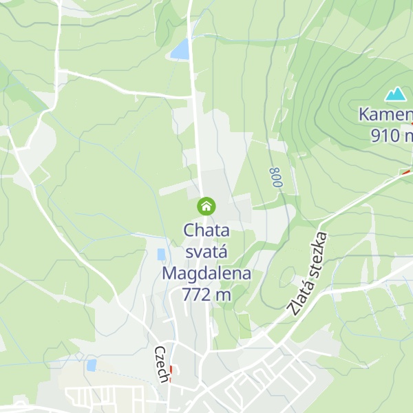 Map of Chata svatá Magdalena