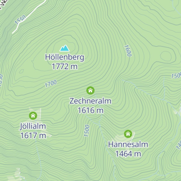 Map of Zechneralm