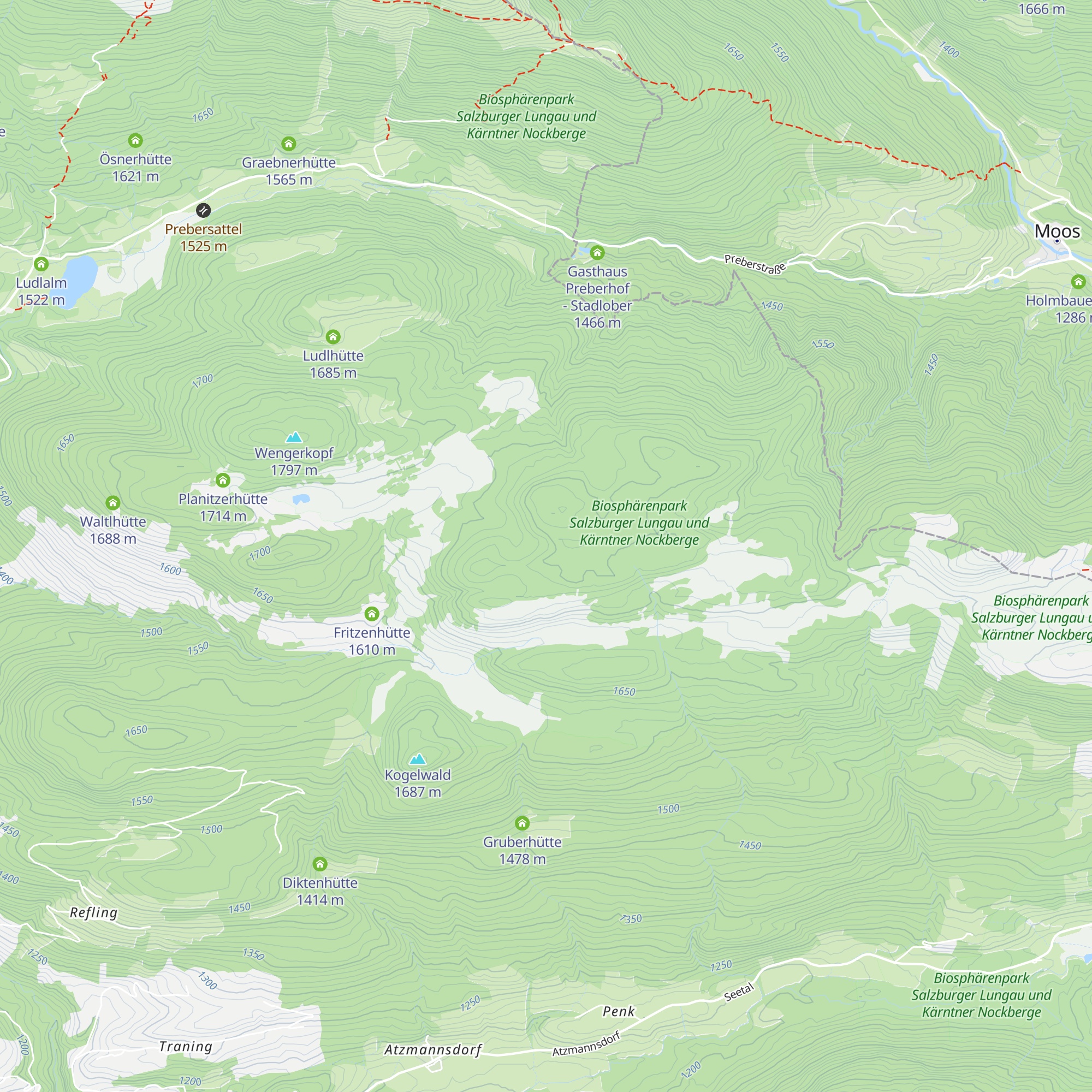 Mörtenhütte map