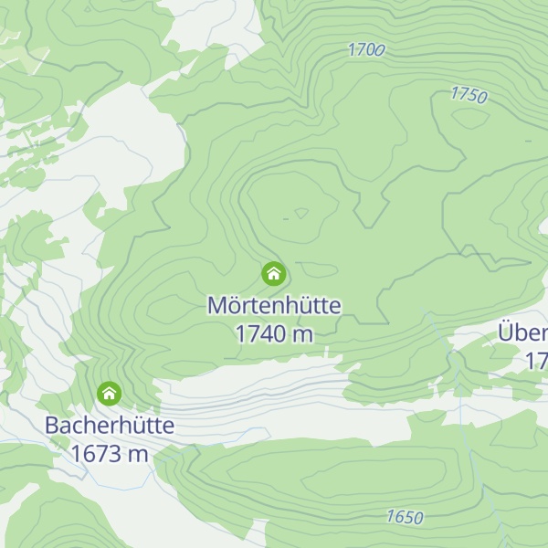 Map of Mörtenhütte