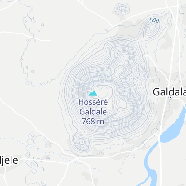 Map of Hosséré Galdale