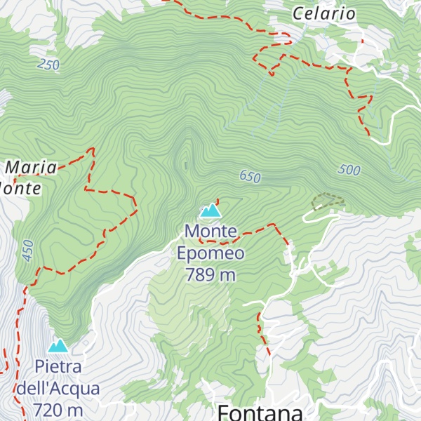 Map of Monte Epomeo