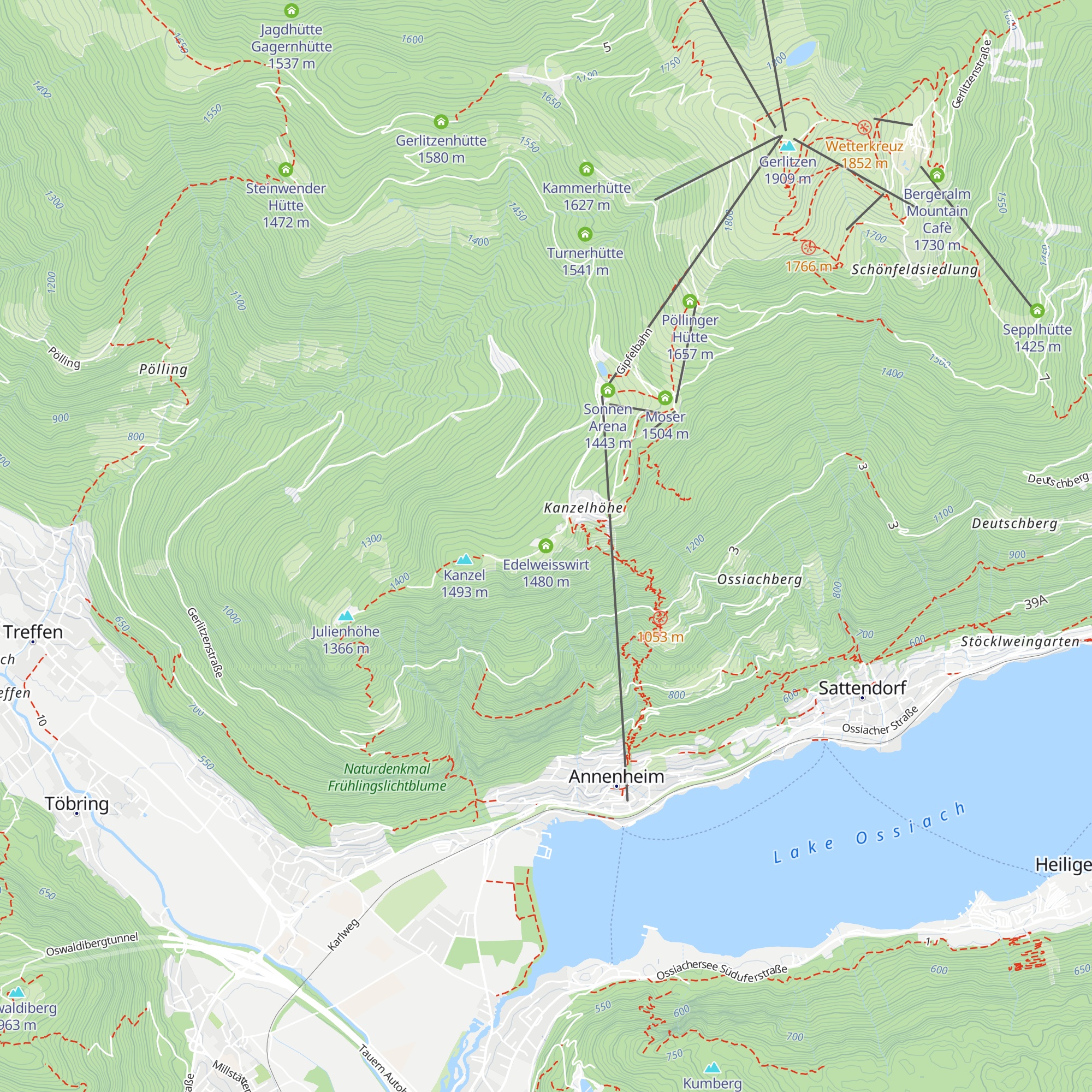 Edelweisswirt map