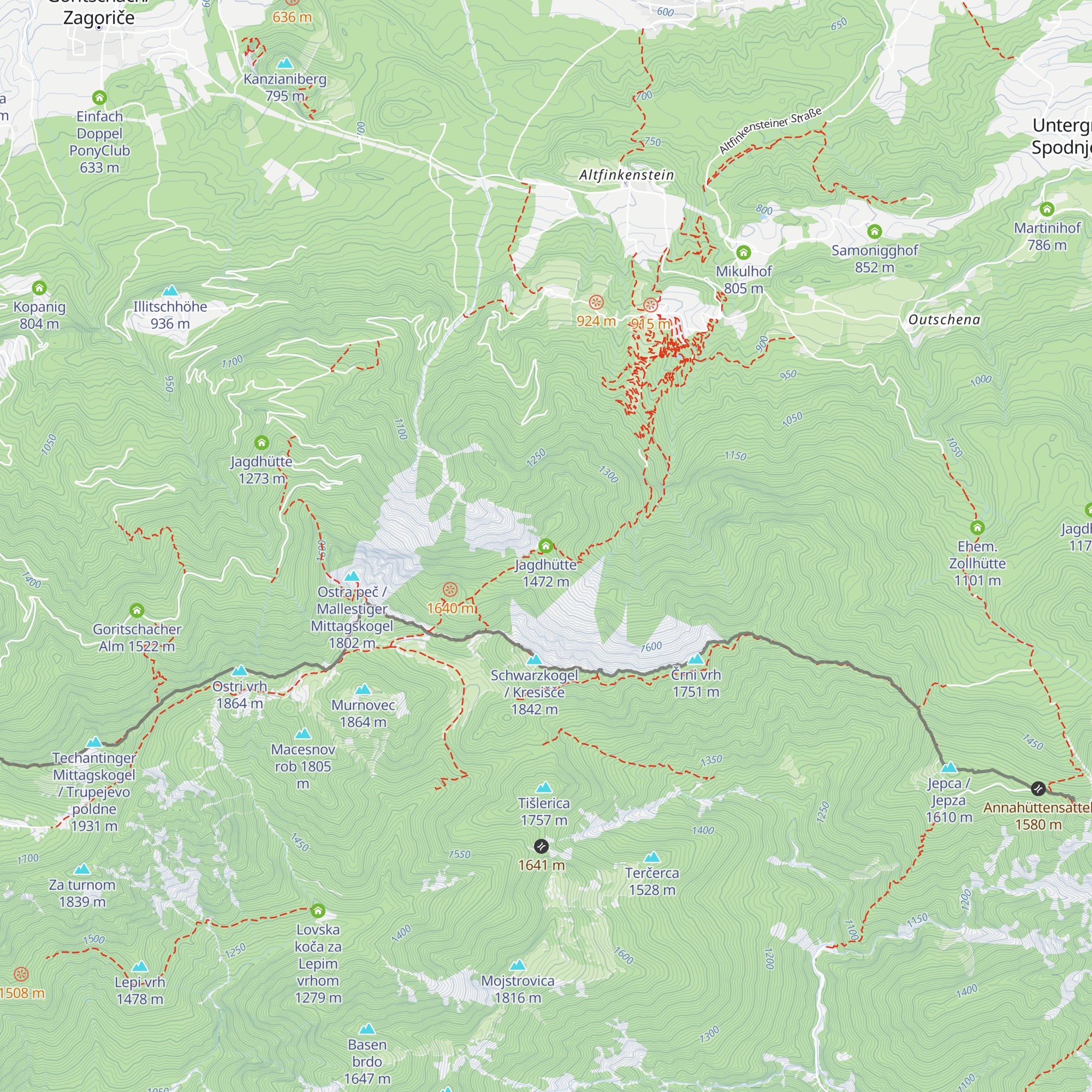Jagdhütte map
