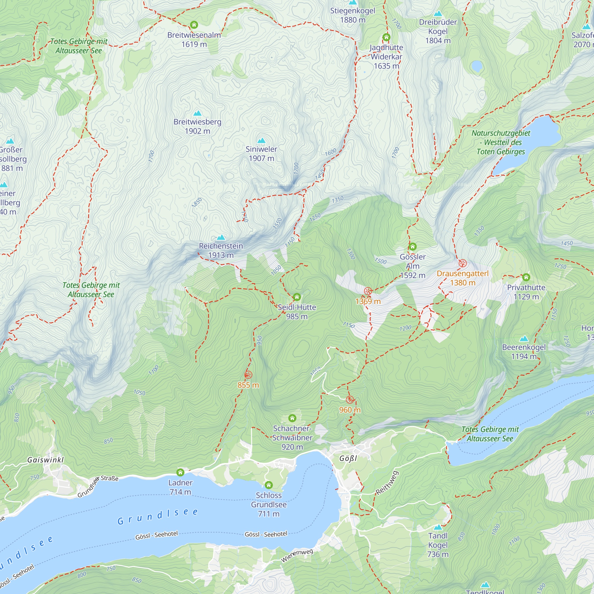 Seidl-Hütte map