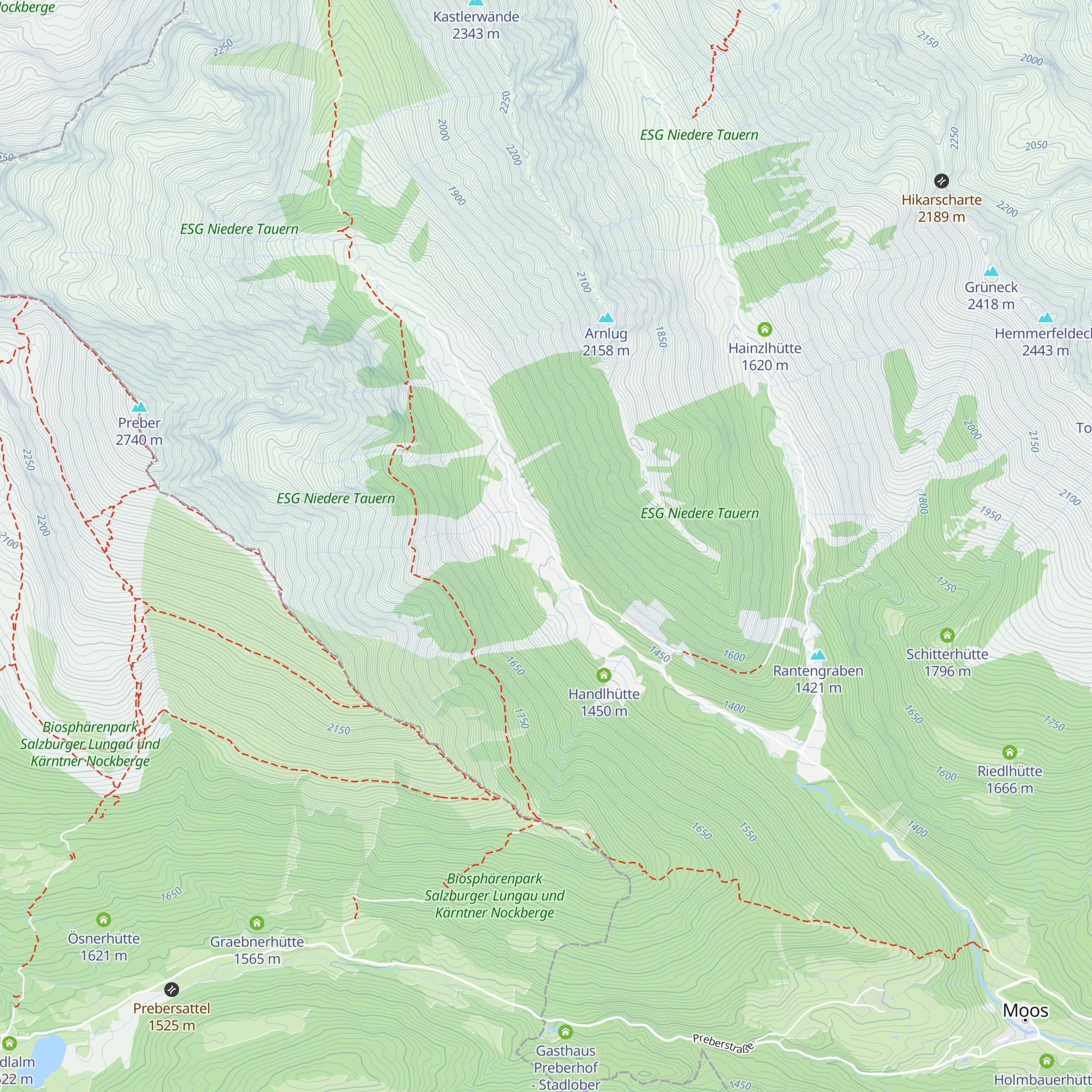 Wotschibauerhütte map