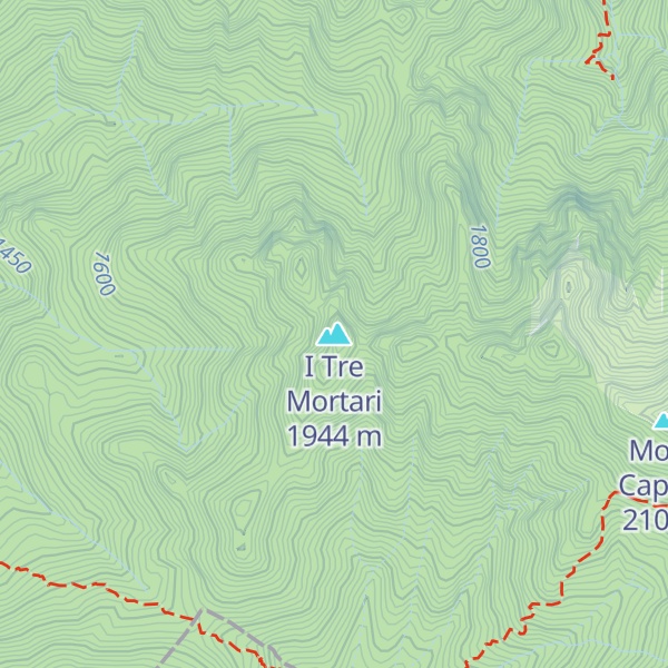 Map of I Tre Mortari