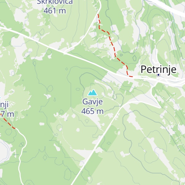 Map of Gavje