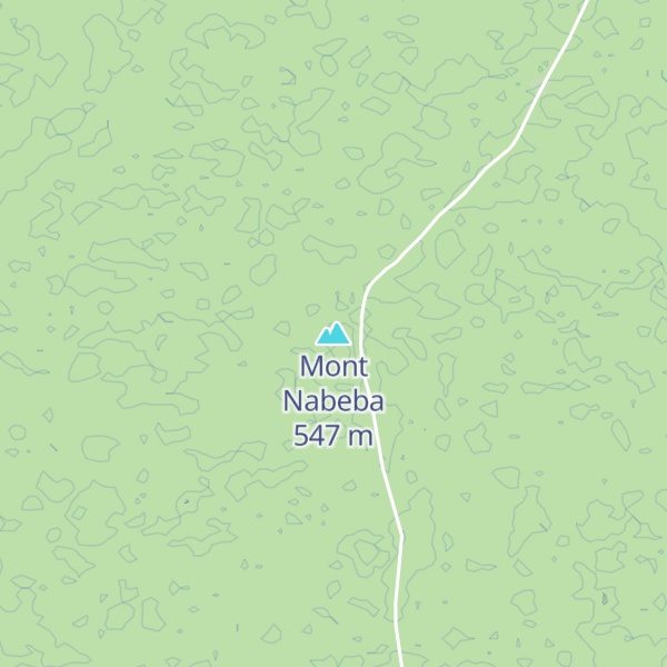 Map of Mont Nabeba