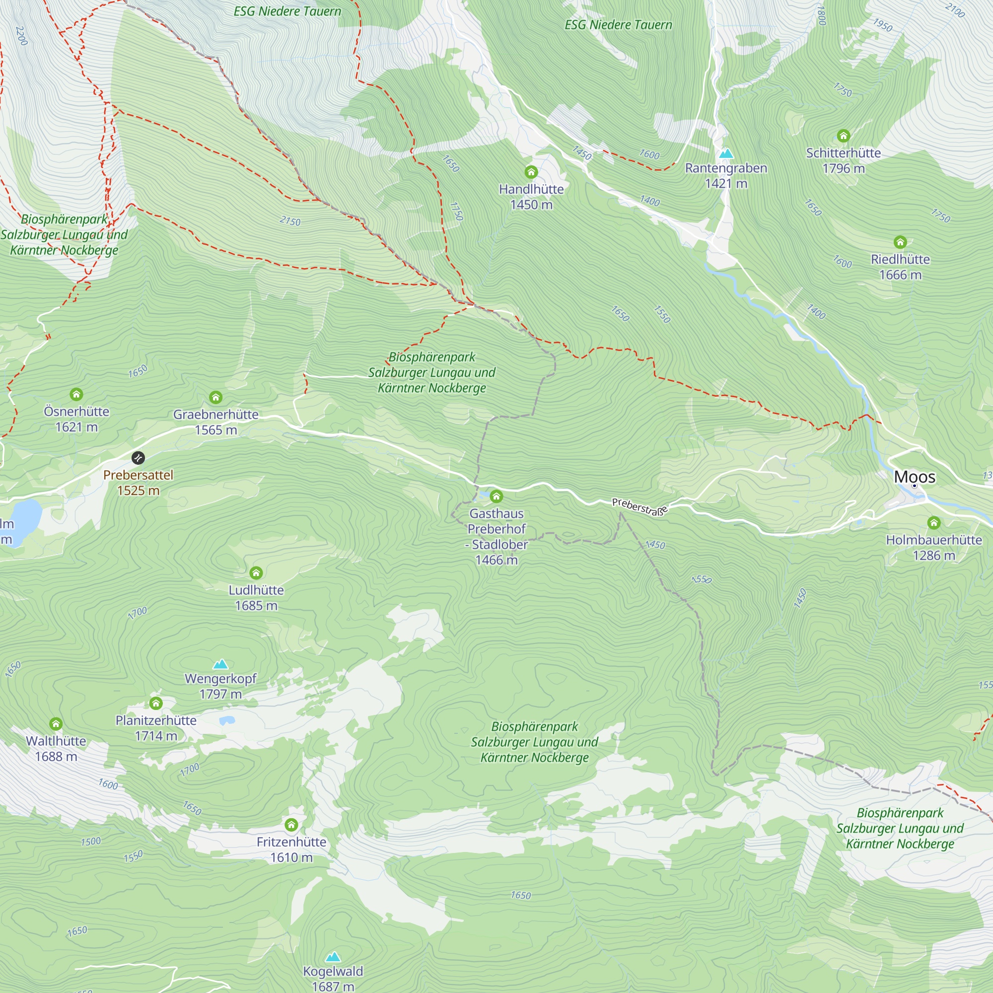 Gasthaus Preberhof - Stadlober map