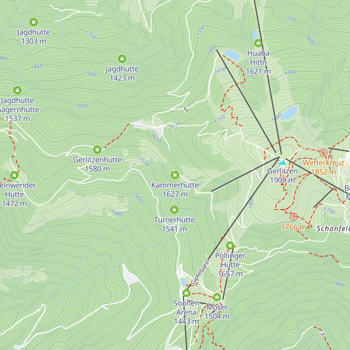 Kammerhütte map