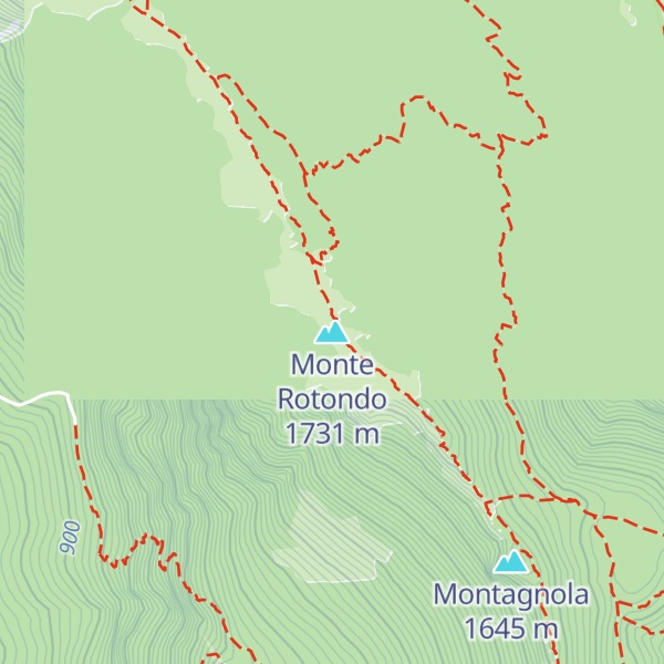 Map of Monte Rotondo