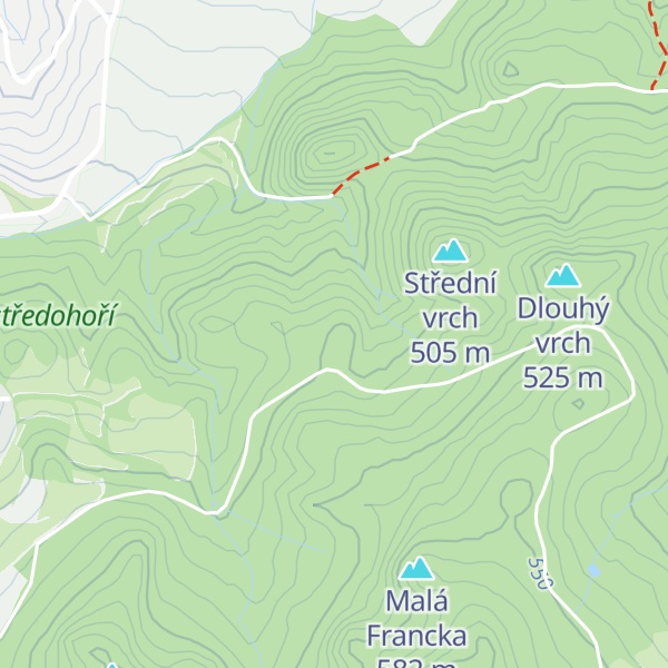 Map of Kellerův vrch