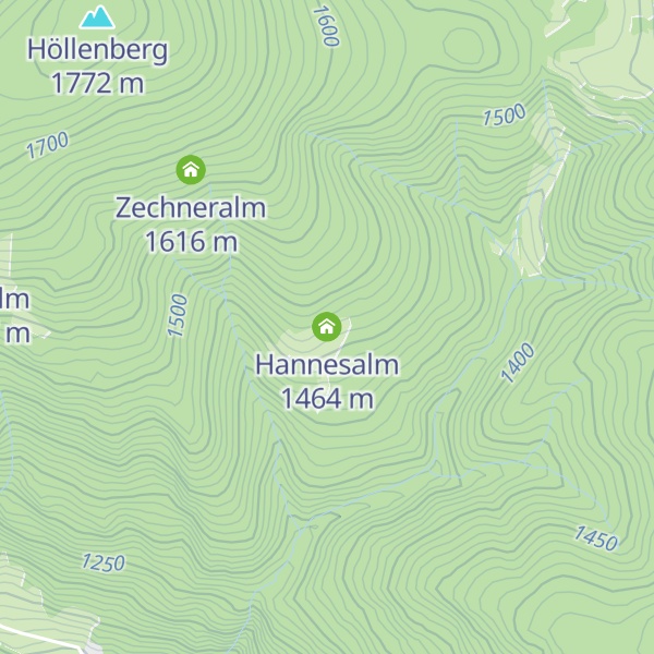 Map of Hannesalm