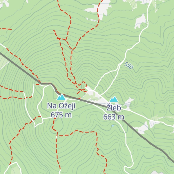 Map of Planinski dom Kokoš