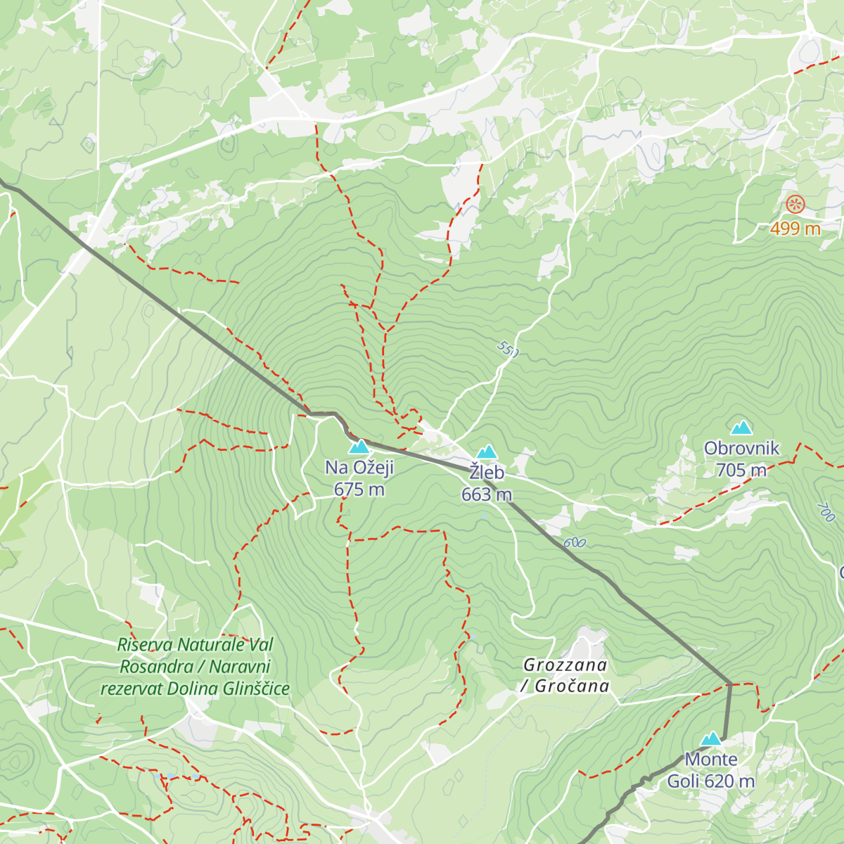 Planinski dom Kokoš map