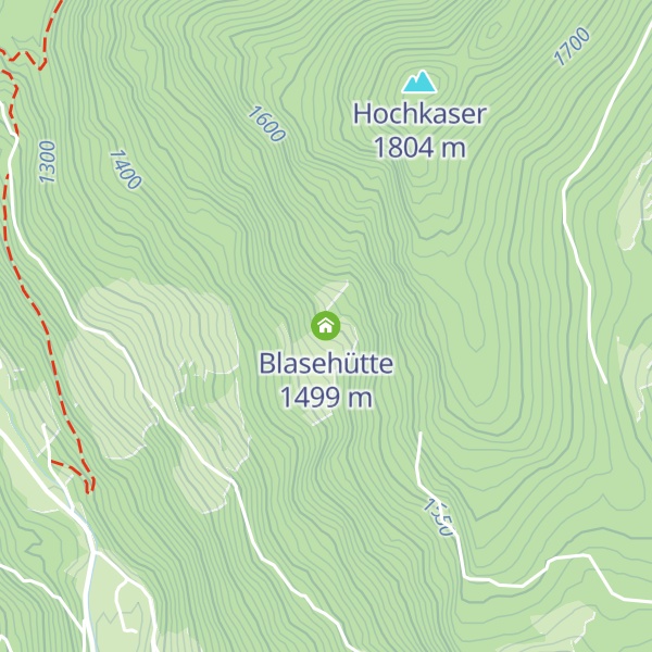 Map of Blasehütte