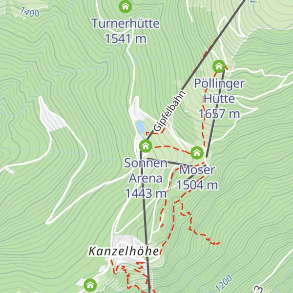 Map of Sunn Alm Gerlitzen