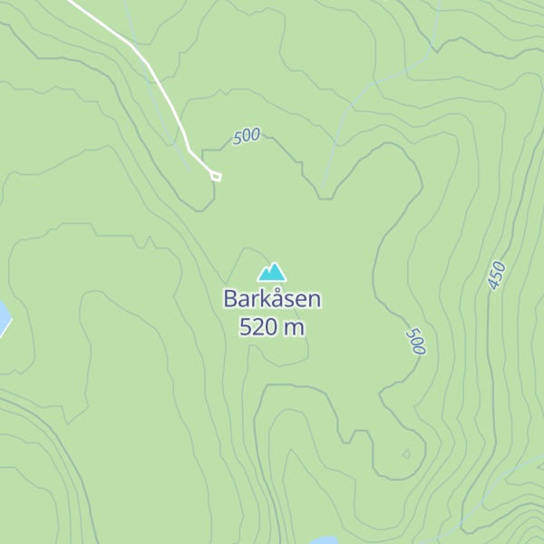 Map of Barkåsen