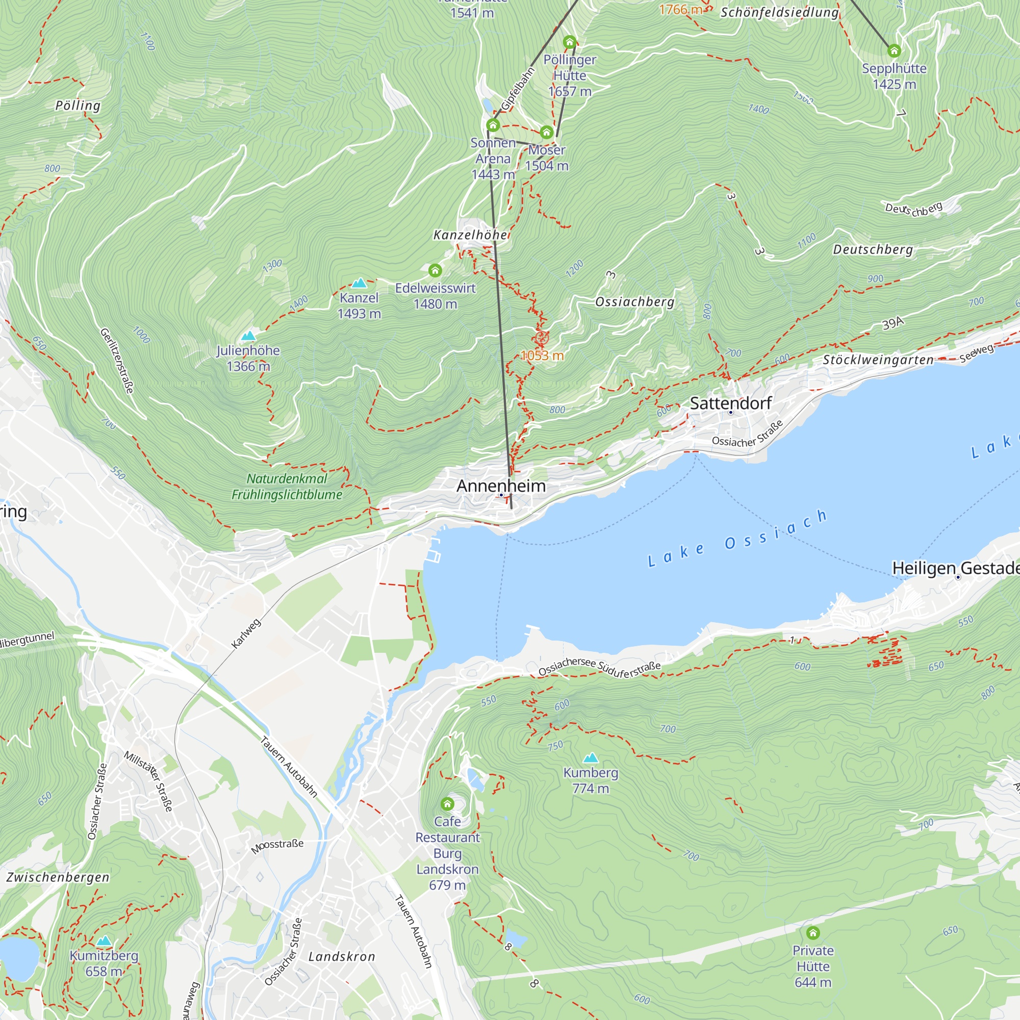 Kanzel Stub'n map