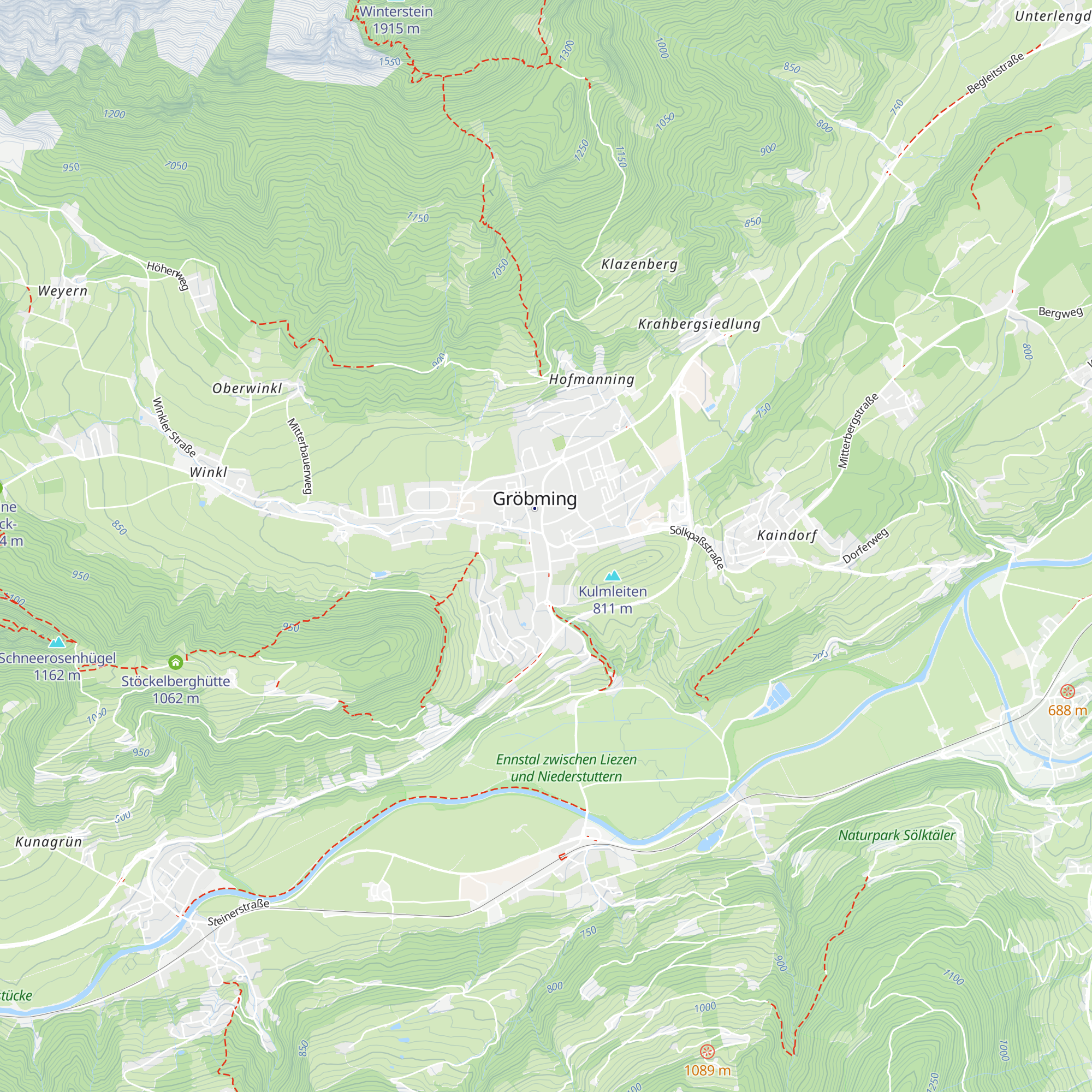 Tourismusverband Gröbmingerland map