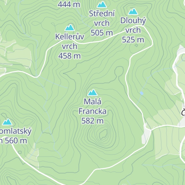 Map of Malá Francka