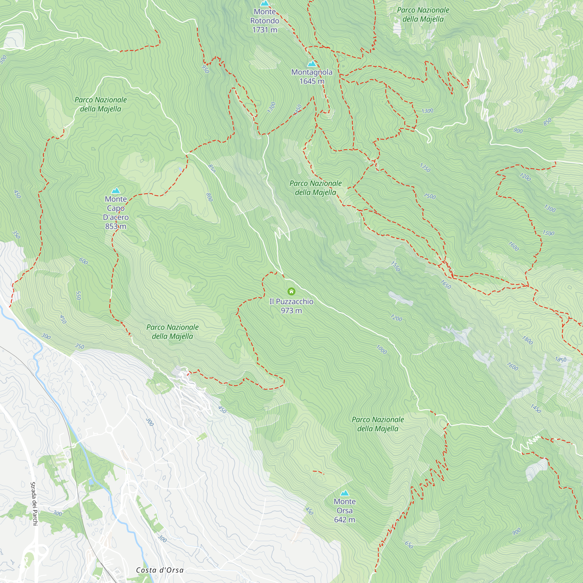 Il Puzzacchio map