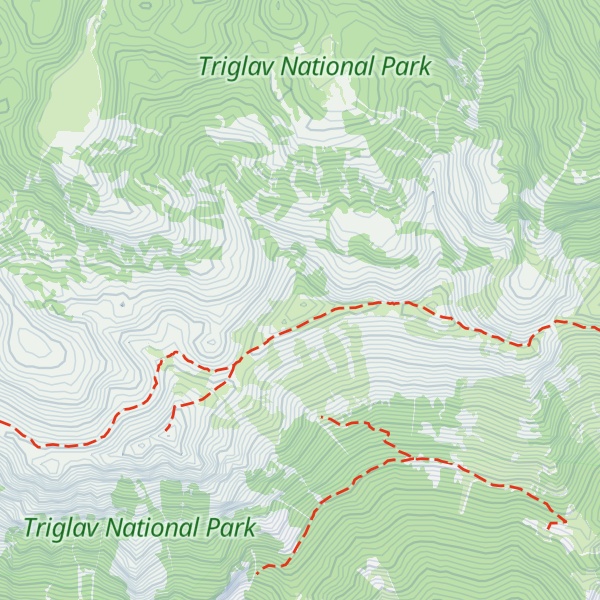 Map of Poljanski vrh