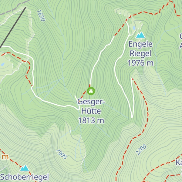 Map of Gesger-Hütte