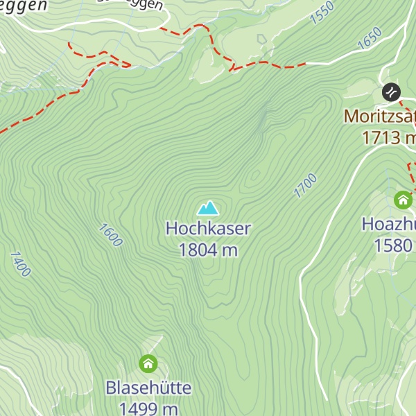 Map of Hochkaser