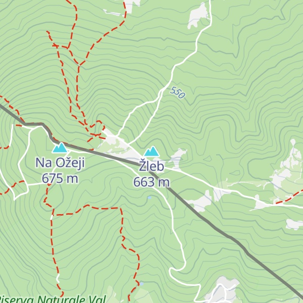 Map of Žleb