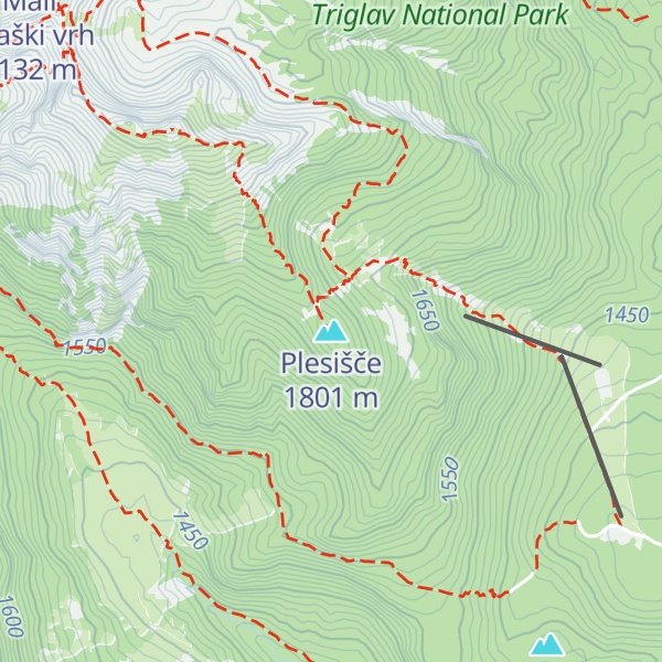 Map of Plesišče