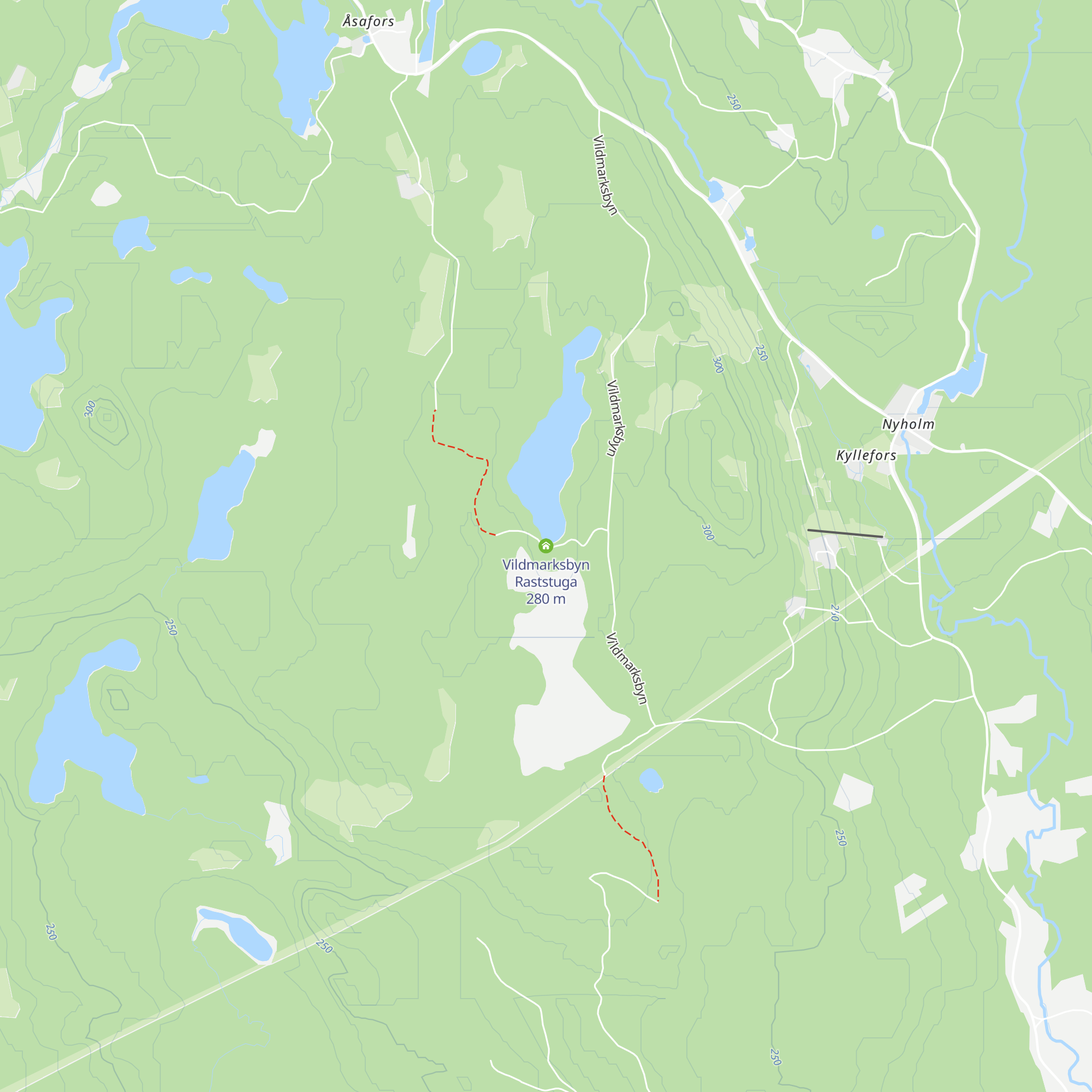 Vildmarksbyn Raststuga map