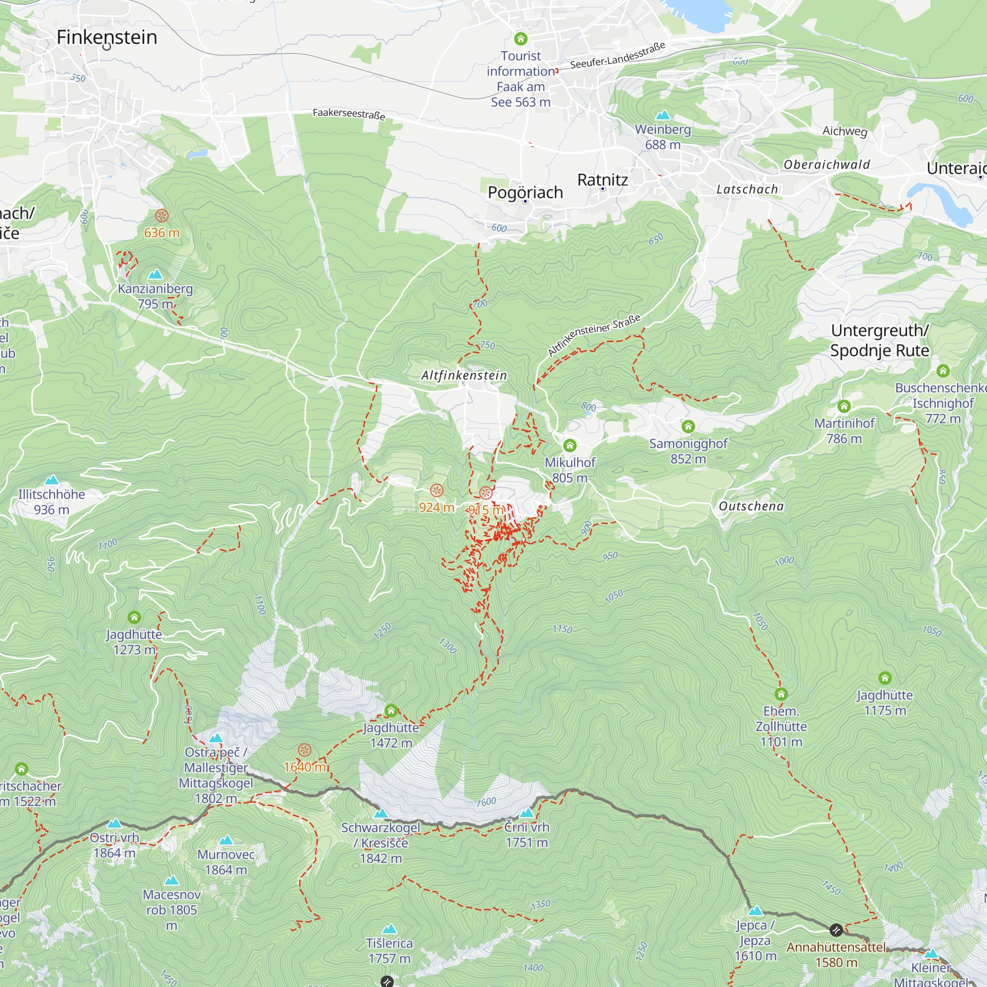 Hotel Restaurant Baumgartnerhof map