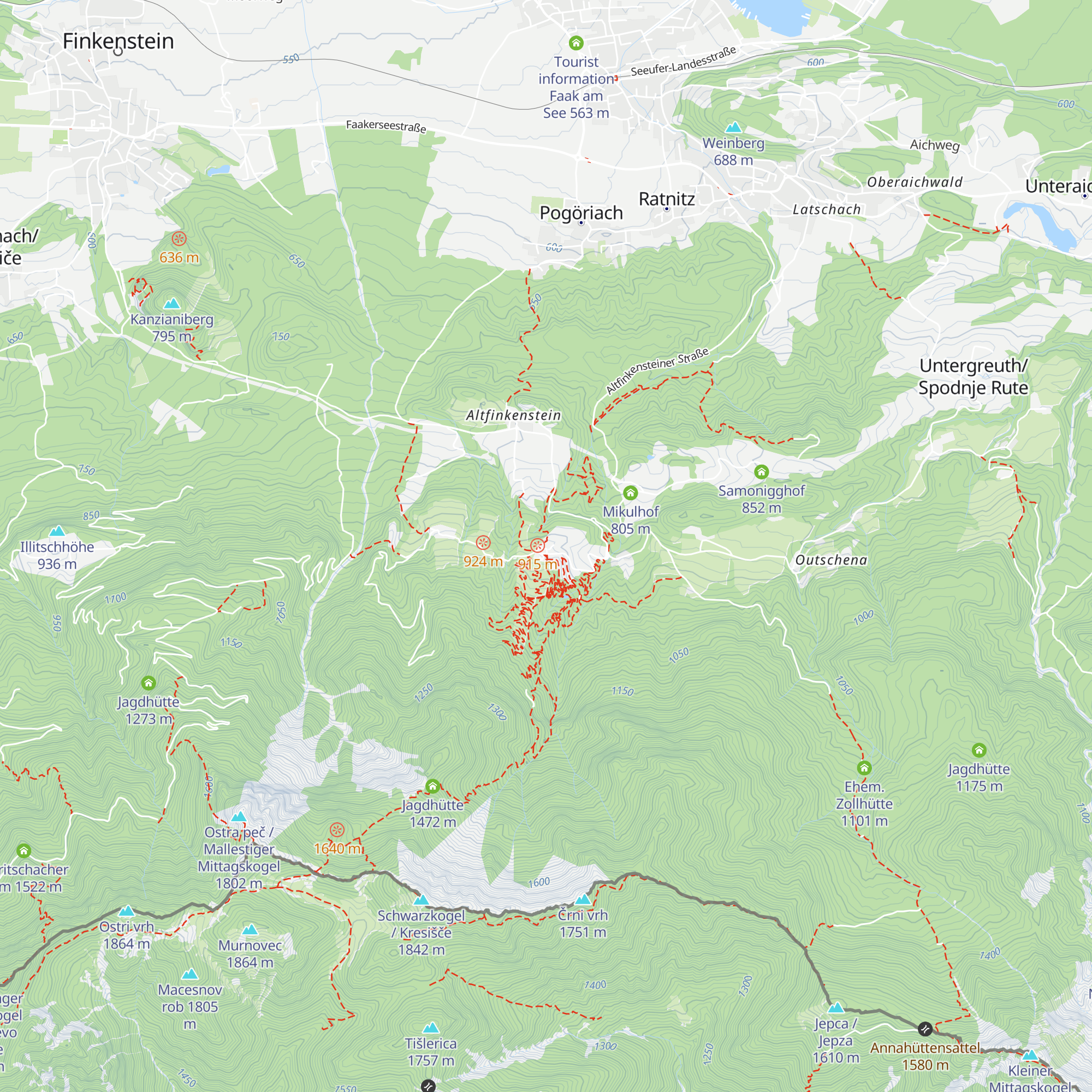 Hotel Restaurant Baumgartnerhof map