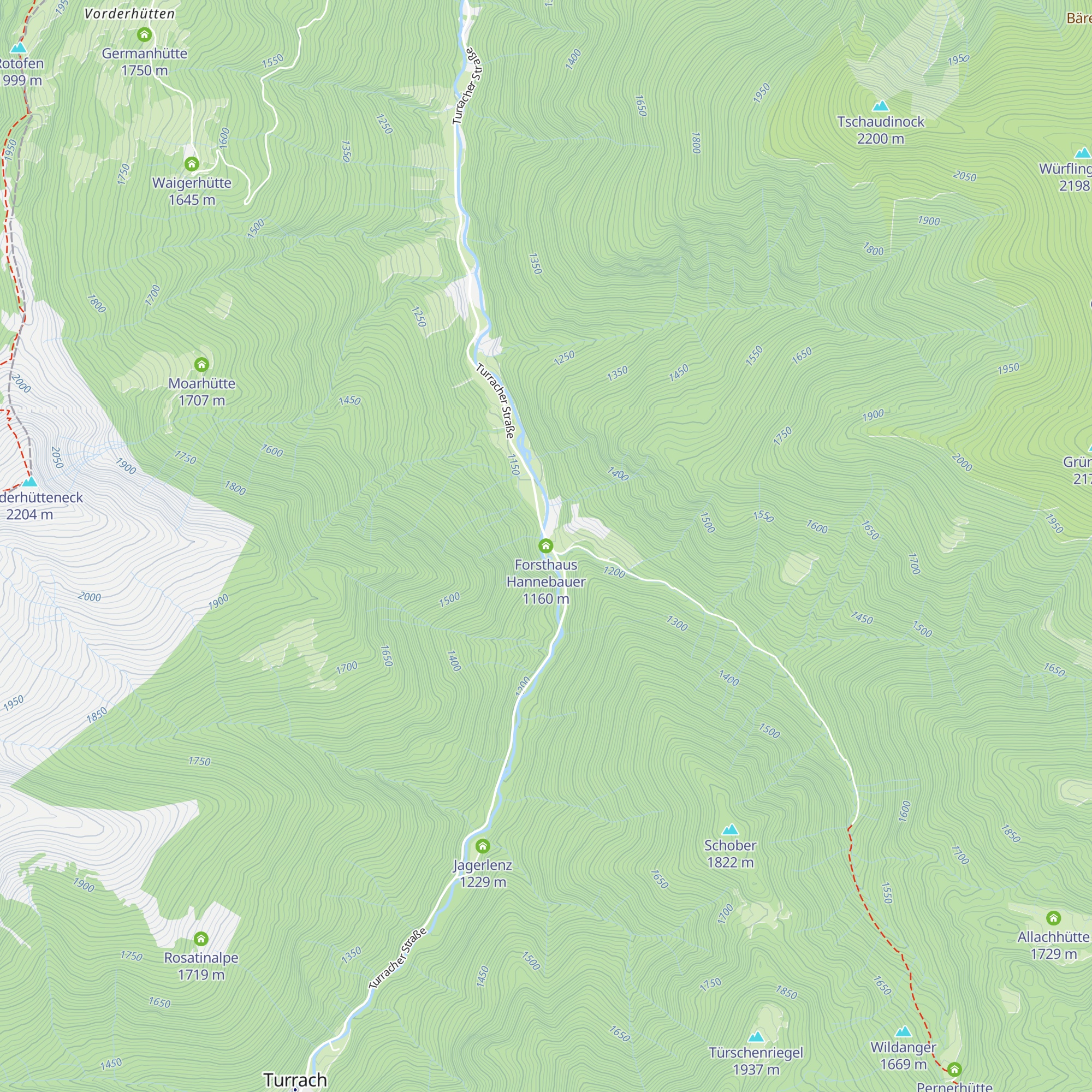 Forsthaus Hannebauer map