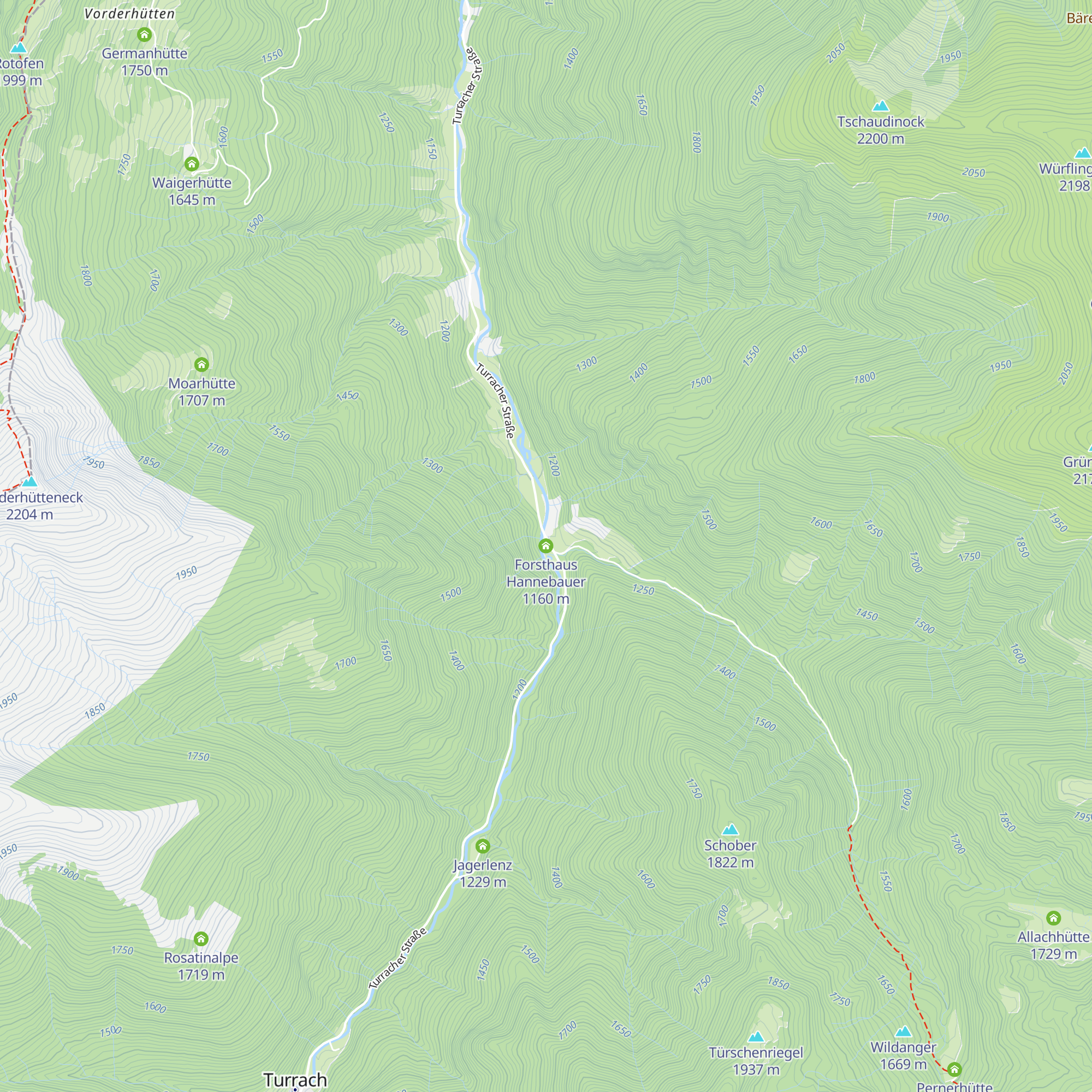 Forsthaus Hannebauer map