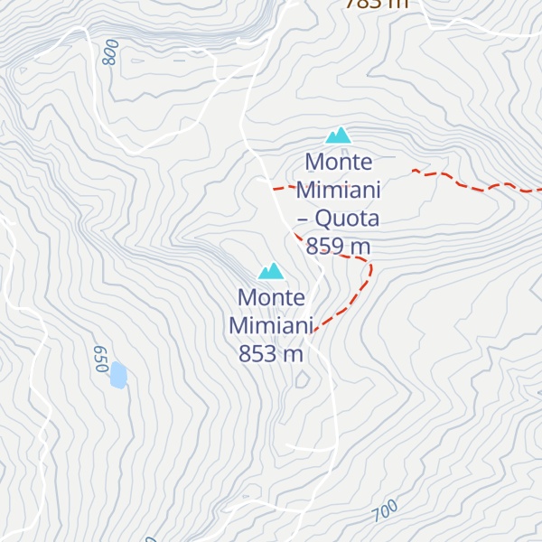 Map of Monte Mimiani