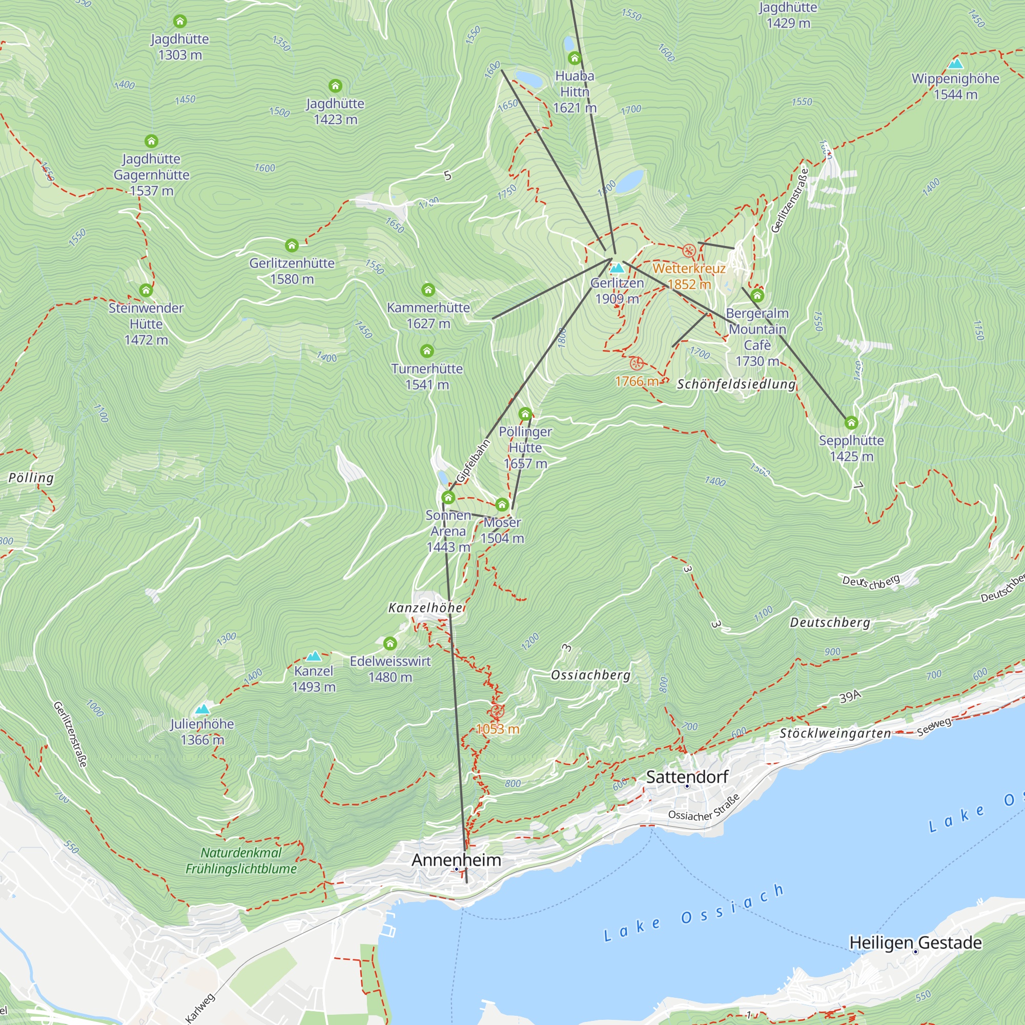 Prinz Hütt'n map