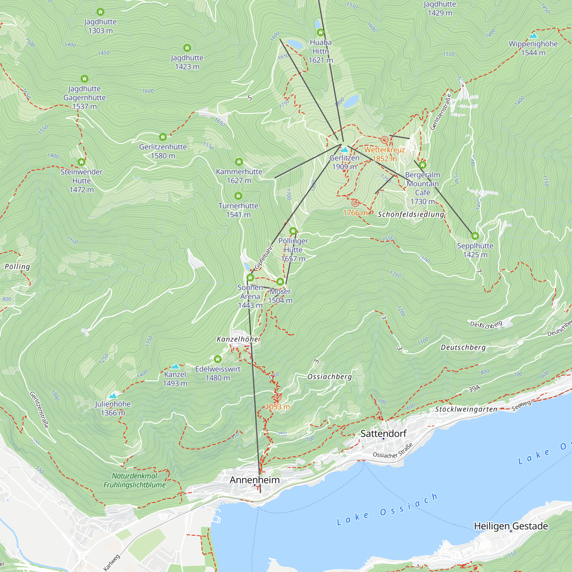 Prinz Hütt'n map