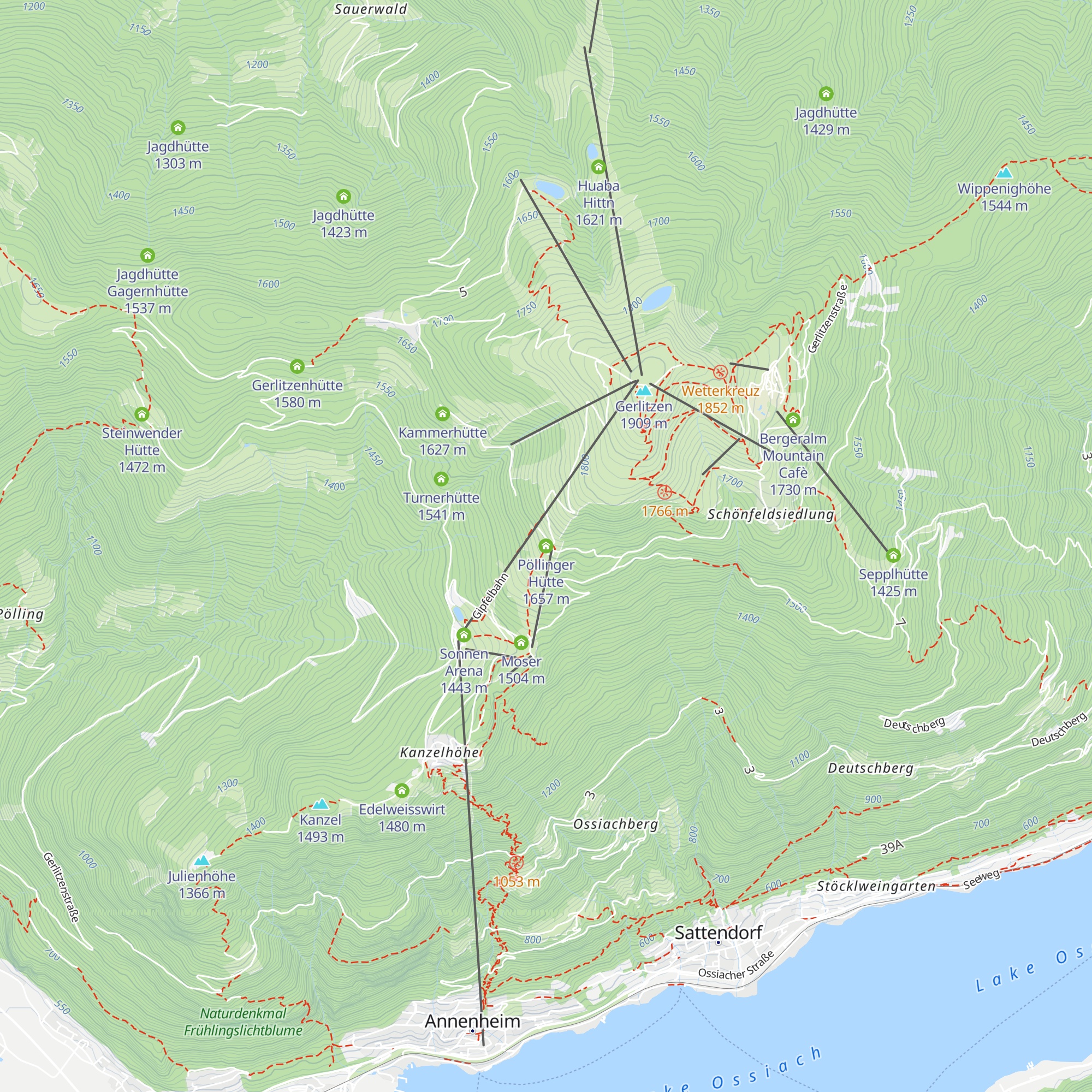 Pöllinger Hütte map