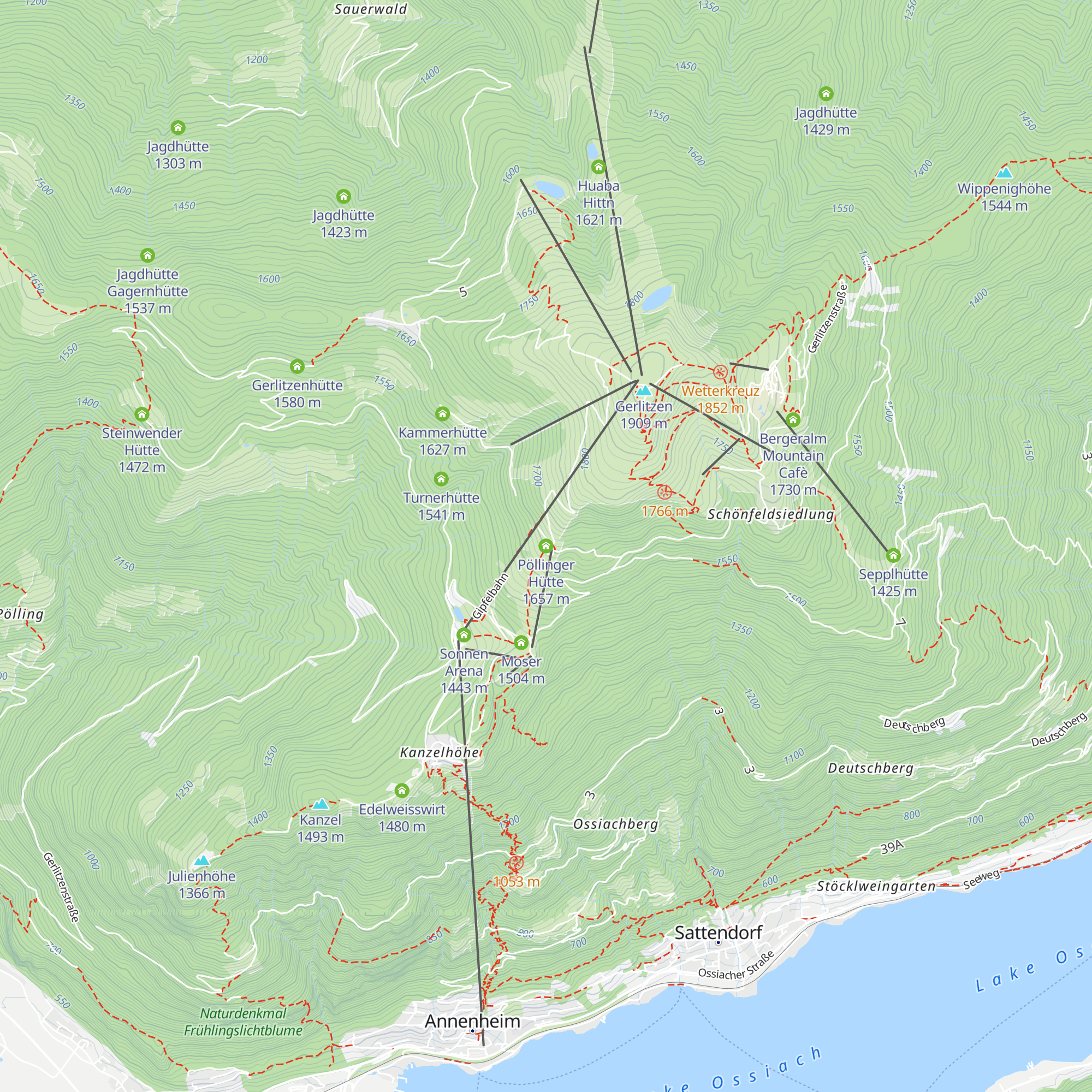 Pöllinger Hütte map