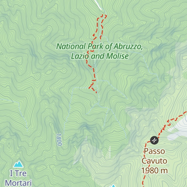 Map of Rifugio Belvedere della Liscia