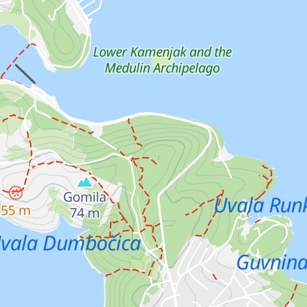 Map of Gradina